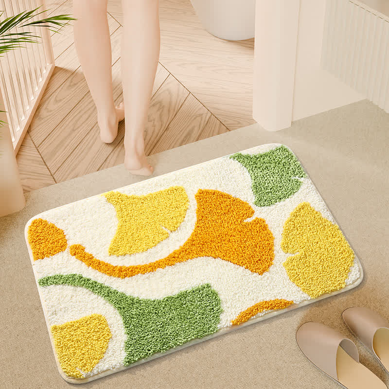 Tappetino antiscivolo assorbente per pavimenti con piante di cartoni animati