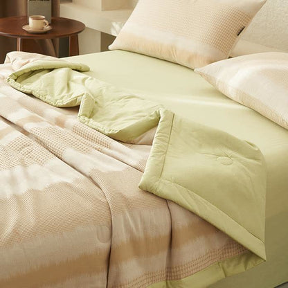 Biancheria da letto in puro cotone morbido e semplice