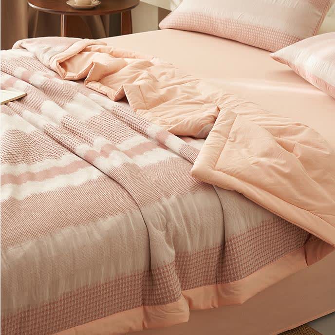 Biancheria da letto in puro cotone morbido e semplice