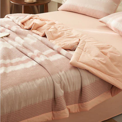 Biancheria da letto in puro cotone morbido e semplice
