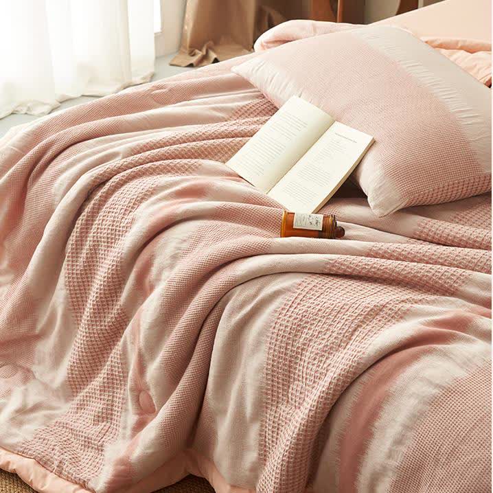 Biancheria da letto in puro cotone morbido e semplice