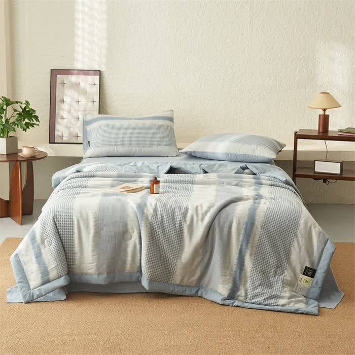Biancheria da letto in puro cotone morbido e semplice