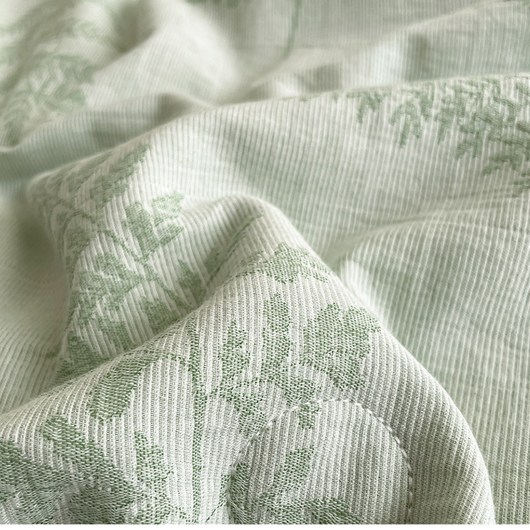 Biancheria da letto Refresh Leaf in garza di cotone a tre strati