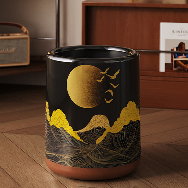 Cestino decorativo a doppia canna Rising Sun