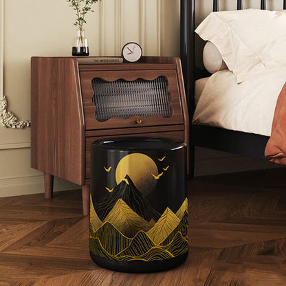 Cestino decorativo a doppia canna Rising Sun