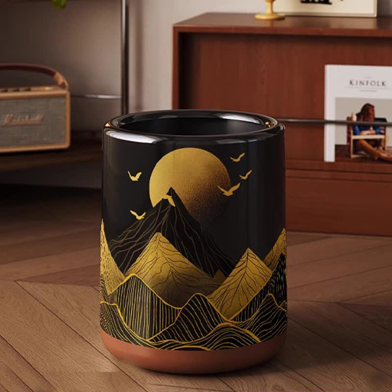 Cestino decorativo a doppia canna Rising Sun