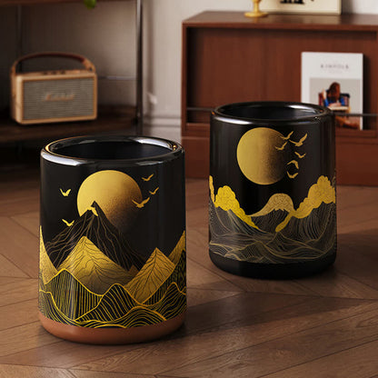 Cestino decorativo a doppia canna Rising Sun
