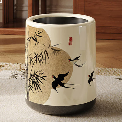 Cestino per rifiuti a doppio strato Floral Magpie