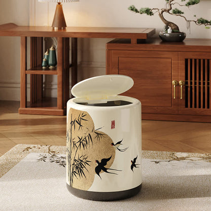 Cestino per rifiuti a doppio strato Floral Magpie