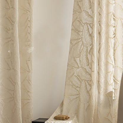Tenda in garza trasparente con motivo floreale vintage francese