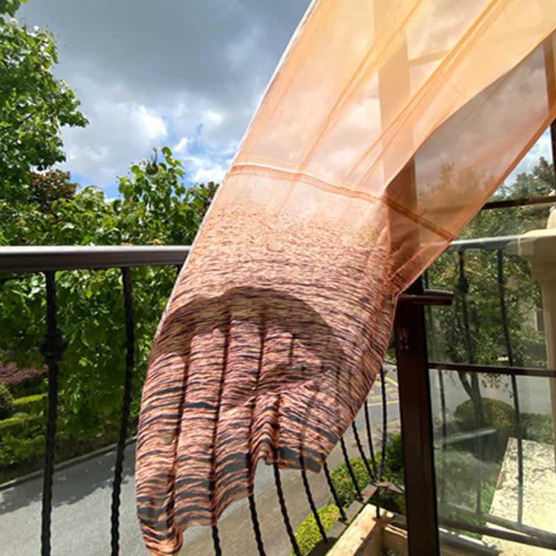 Tenda in chiffon di garza trasparente Orange Lake