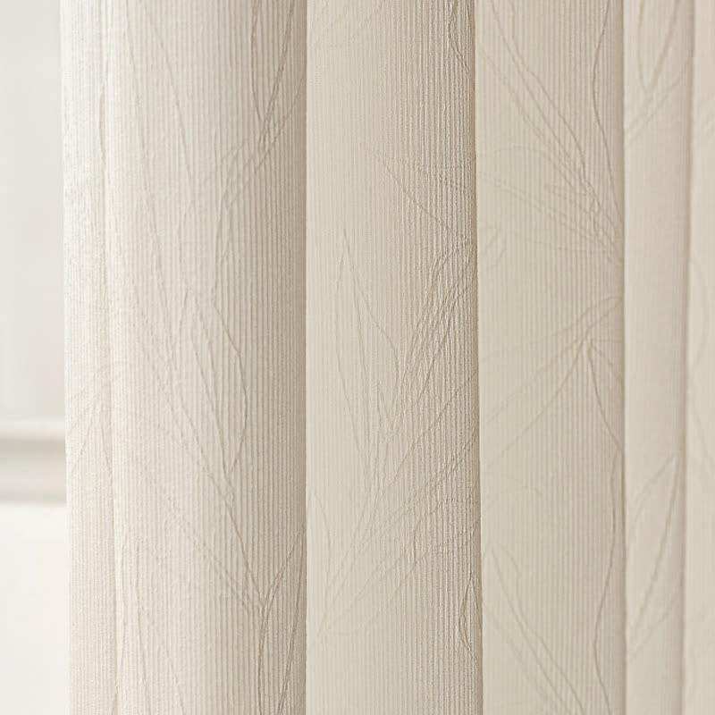 Tenda filtrante moderna e minimalista con texture leggera