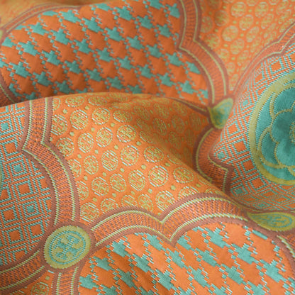 Coperta reversibile in garza di cotone vintage jacquard