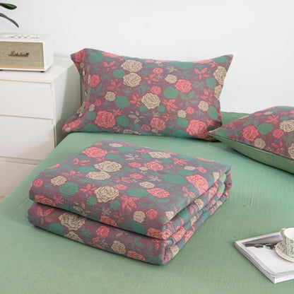 Biancheria da letto in garza di cotone Vintage Rose