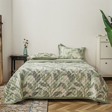 Biancheria da letto trapuntata in fibra di Lyocell Refresh Leaf