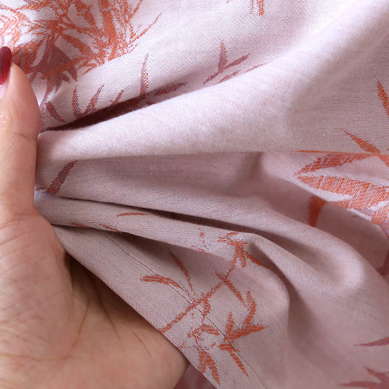 Camicia da notte vintage in garza di cotone e bambù jacquard