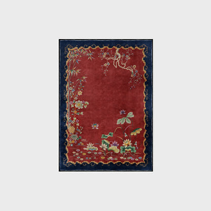 Tappeto antiscivolo lavabile e durevole Vintage Lotus