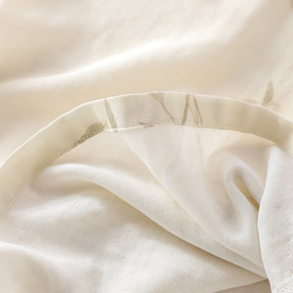 Camicia da notte in fibra di bambù con stampa bambù vintage