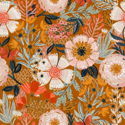 Elegante carta da parati decorativa floreale fai da te staccabile e attaccabile