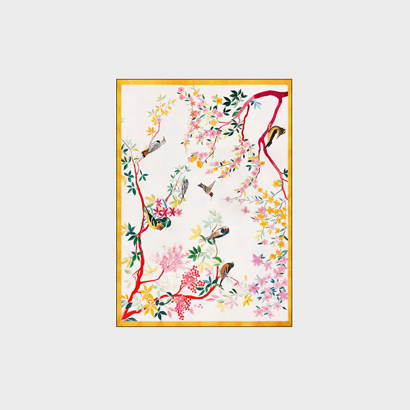 Tappeto antiscivolo lavabile Refresh Floral Bird