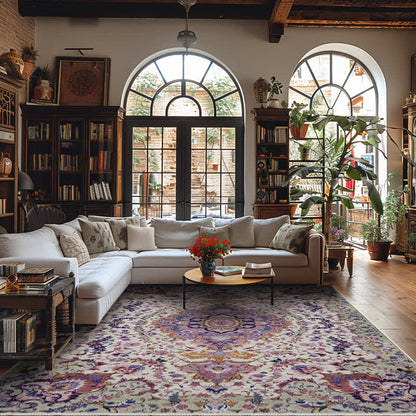 Tappeto decorativo antiscivolo in stile etnico persiano