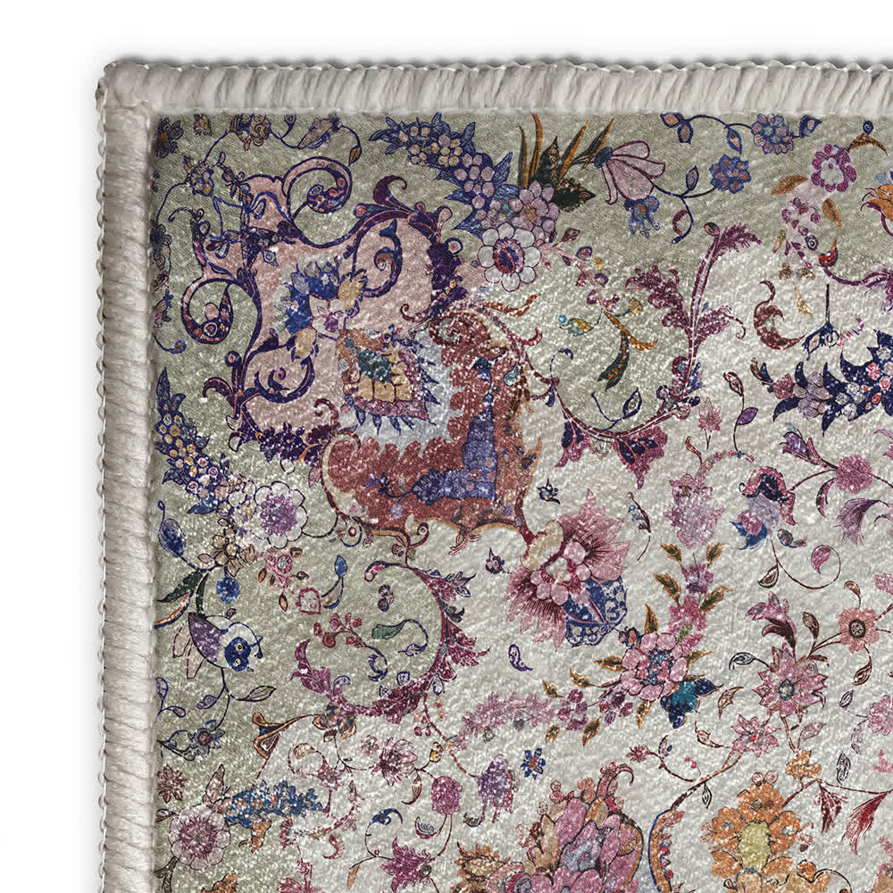 Tappeto decorativo antiscivolo in stile etnico persiano