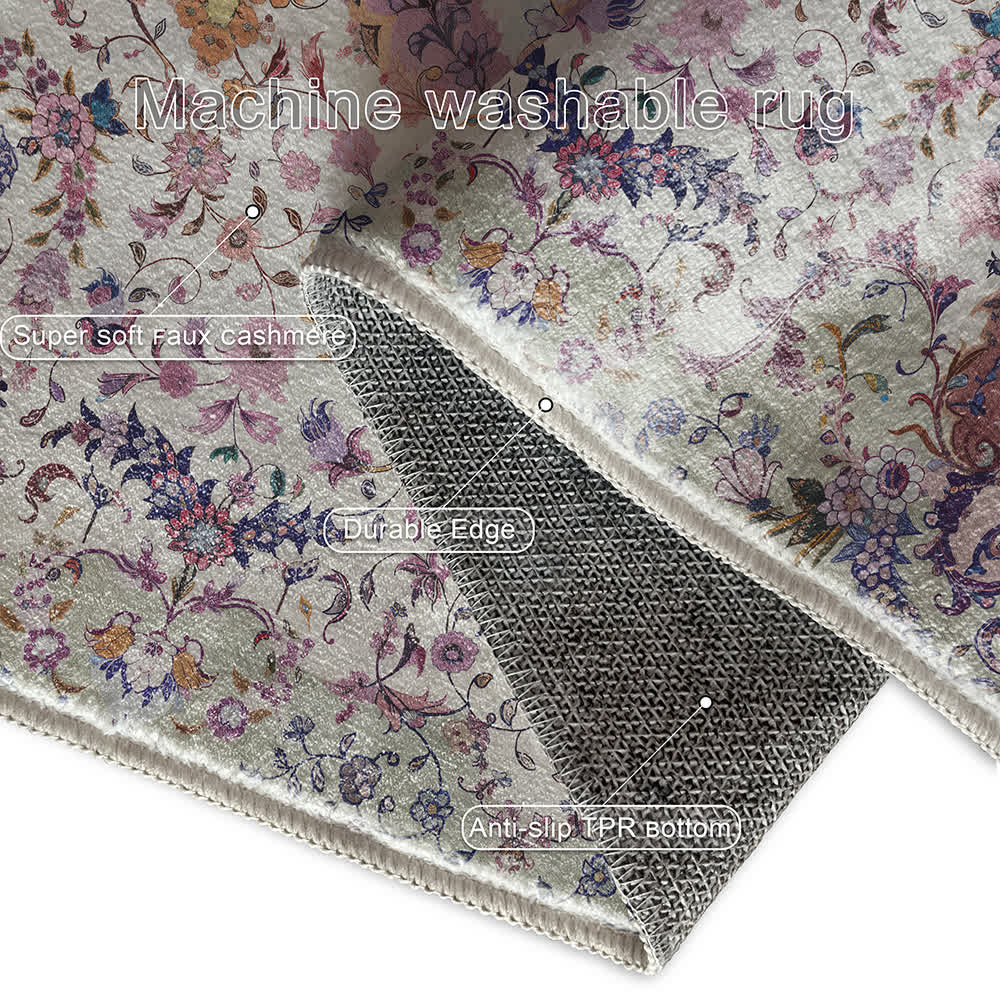 Tappeto decorativo antiscivolo in stile etnico persiano