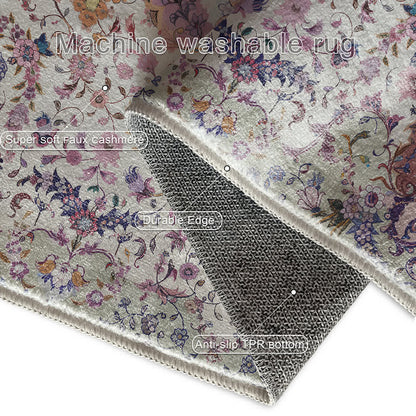 Tappeto decorativo antiscivolo in stile etnico persiano