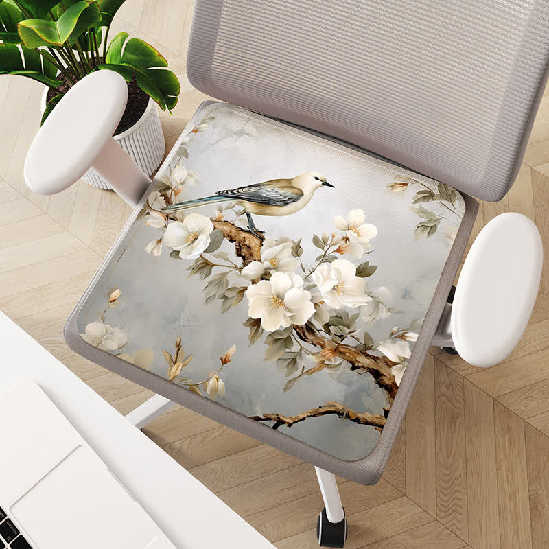 Cuscino per sedia traspirante antiscivolo e rinfrescante Floral Bird