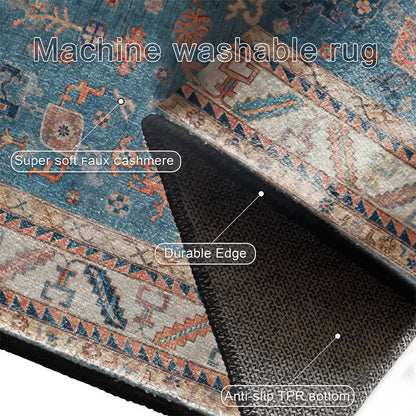 Tappeto etnico persiano antiscivolo per interni ed esterni
