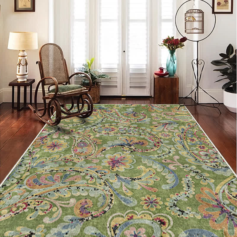 Tappeto antiscivolo per interni ed esterni con motivo etnico Paisley