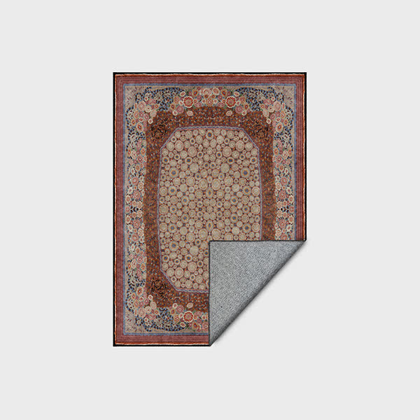 Elegante tappeto antiscivolo pieghevole floreale