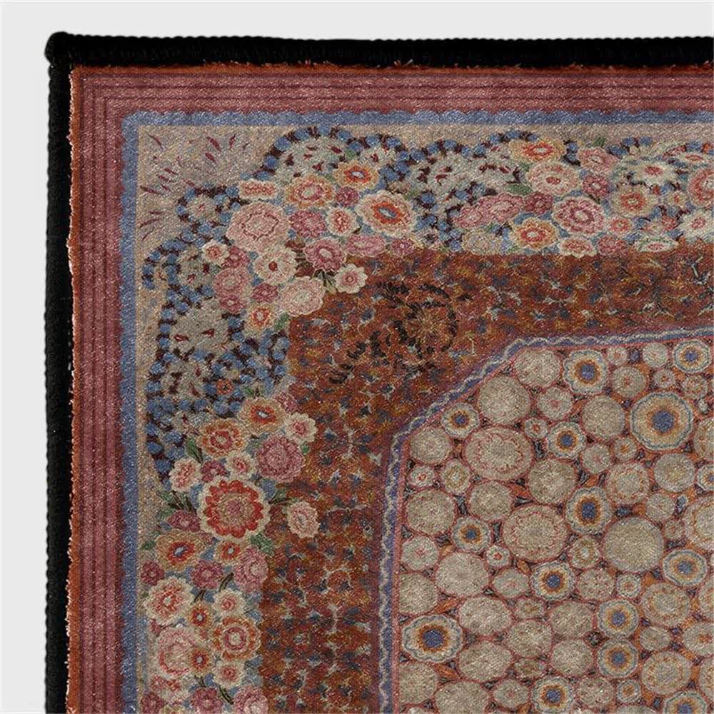 Elegante tappeto antiscivolo pieghevole floreale
