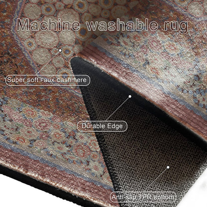 Elegante tappeto antiscivolo pieghevole floreale