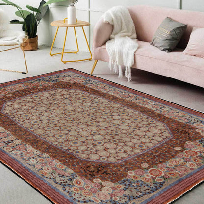 Elegante tappeto antiscivolo pieghevole floreale