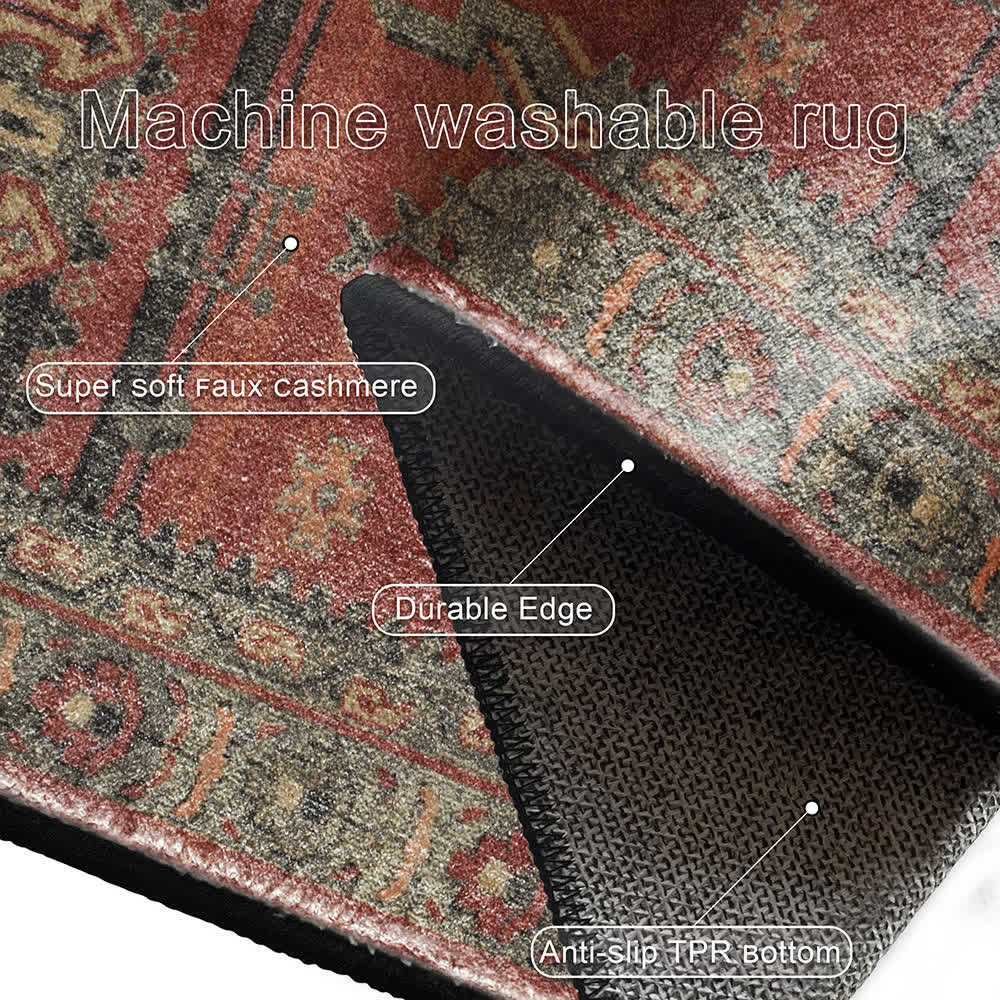 Tappeto antiscivolo decorativo geometrico persiano