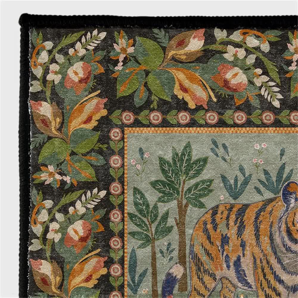Tappeto morbido lavabile antiscivolo Jungle Tiger