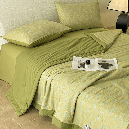 Lussuosa trapunta estiva in cotone jacquard a tre strati - image 3