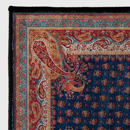 Tappeto antiscivolo morbido per interni ed esterni con motivo Paisley retrò