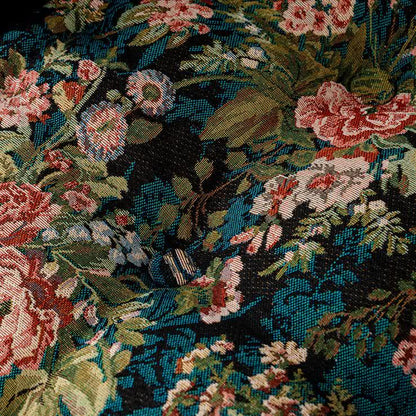 Cuscino per sedia da pavimento morbido con motivo vintage Peony