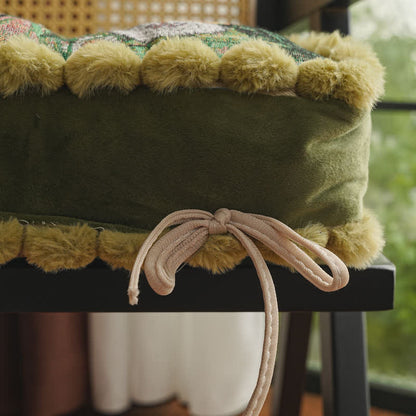 Cuscino decorativo floreale per sedia da pavimento