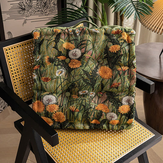 Cuscino decorativo floreale per sedia da pavimento