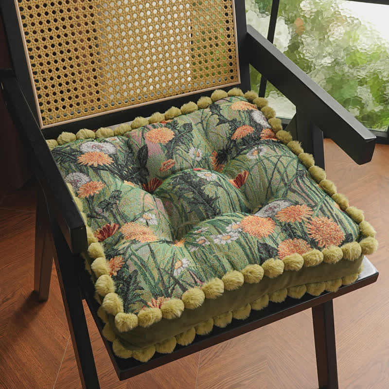 Cuscino decorativo floreale per sedia da pavimento