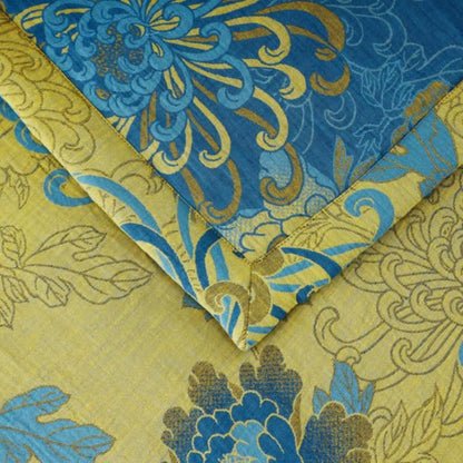 Trapunta estiva in puro cotone doppio filato jacquard retrò