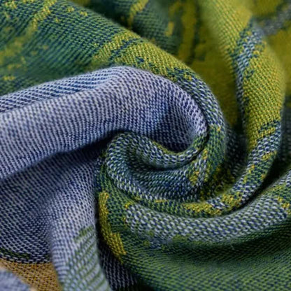 Coperta estiva rinfrescante con stampa narciso