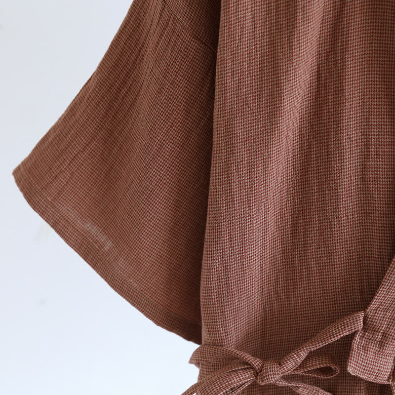 Pigiama unisex in kimono di garza di cotone