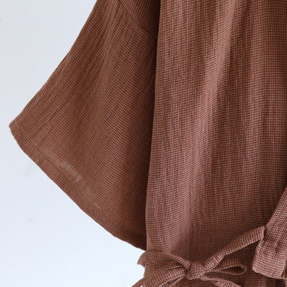 Pigiama unisex in kimono di garza di cotone