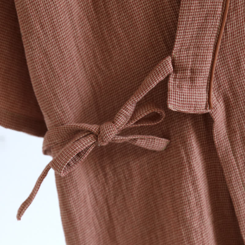 Pigiama unisex in kimono di garza di cotone