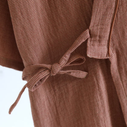 Pigiama unisex in kimono di garza di cotone