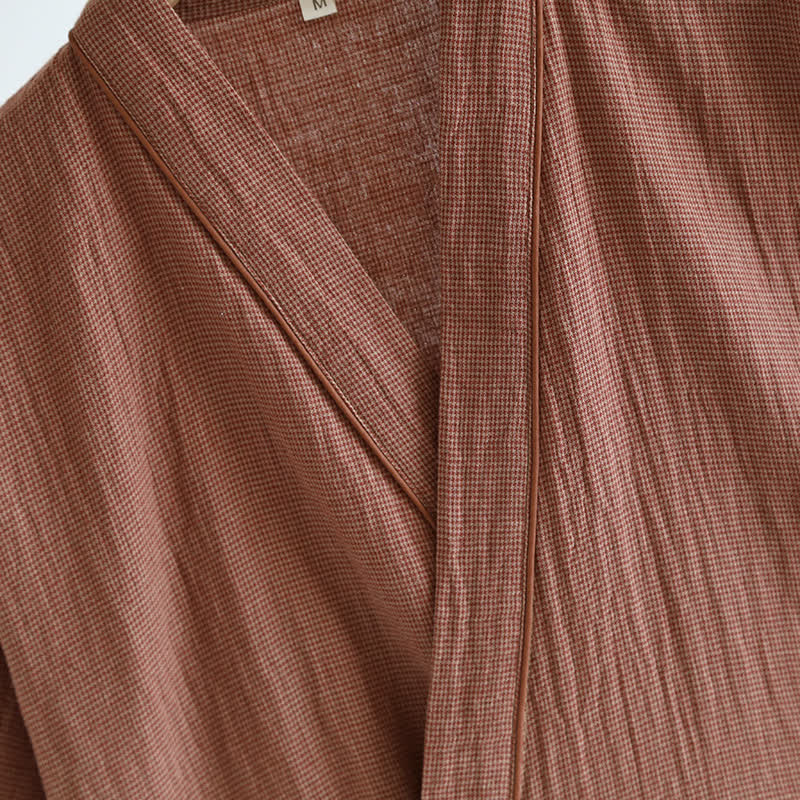Pigiama unisex in kimono di garza di cotone